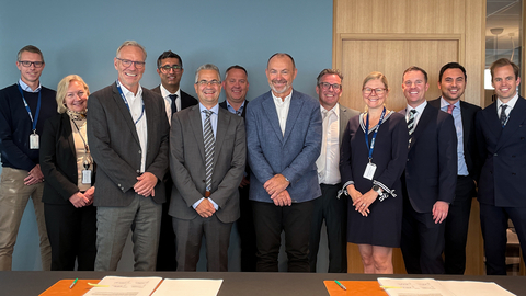 Signing ceremony, NTE and FREYR Battery at Lysaker office, Oslo, Norway